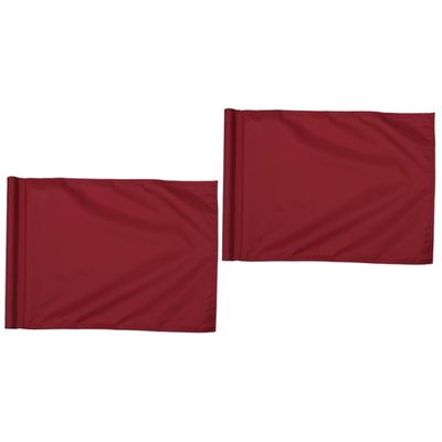 SUPVOX 2pcs Practice Flag Mini Size Made of Material Lightweight Portable Flag for Yard
