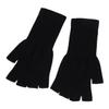 ECYC Ltd Winter Knit Half Finger Gloves for Women Men, Warm Knitted Long Wrist Fingerless Gloves Arm Warmers Mittens Stretchy Gloves view 1