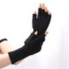 ECYC Ltd Winter Knit Half Finger Gloves for Women Men, Warm Knitted Long Wrist Fingerless Gloves Arm Warmers Mittens Stretchy Gloves view 3