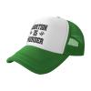 Abortion is Murder Hat Baseball Cap Fashion Cool Summer Sun Mesh Trucker Cap Adjustable Green view 2