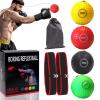 Zomhaos Boxing Reflex Ball Headband Set, Boxing Equipment, Include 4 Different Ball and 2 Adjustable Headband, 2&4 Ball Set Selection,Boxer Reflex Ball Gifts for Men & Kids (4) view 1