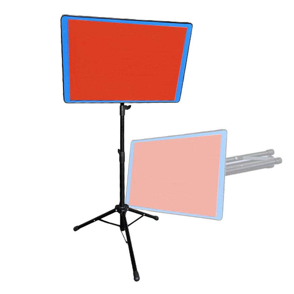 DonHeK Ping Pong Return Board,Single Self-Study Training Baffle with Red Rubbers,Stand is Height Adjustable for Home Gym Community Game Rooms