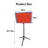 DonHeK Ping Pong Return Board,Single Self-Study Training Baffle with Red Rubbers,Stand is Height Adjustable for Home Gym Community Game Rooms view 2