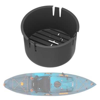 FELHOOD Updated Hatch Bucket Container for Lifetime Kayak Storage, Lifetime Tamarack Angler 100, Pro 103, Weber Angler 110, Temptation 110, Spitfire 950T Fit Hatch Opening 6 7/8" Kayaks