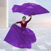 2 Set 55" Worship Flags for Dance Praise Dance Flags with Scalable Rods - Praise Flag for Dance Church Practice Performance (Purple) view 2