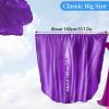 2 Set 55" Worship Flags for Dance Praise Dance Flags with Scalable Rods - Praise Flag for Dance Church Practice Performance (Purple) view 3