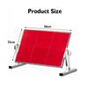 DonHeK Table Tennis Rebound,Angle Adjusted Single Self-Study Training Baffle,Strong Steel Frame Table Rebound Board for Home Gym Community Easy to Install view 2