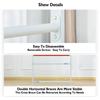 DonHeK Table Tennis Rebound,Angle Adjusted Single Self-Study Training Baffle,Strong Steel Frame Table Rebound Board for Home Gym Community Easy to Install view 4