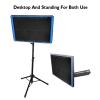 Table Tennis Rebound,Single Self-Study Training Baffle with 6 Black Rubbers,Stand is Height Adjustable for Home Gym Community Game Rooms view 3