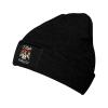 Camping I Hate Pulling Out Vintage Camper Trailer Beanie Hat Men Knit Hat Skull Cap Women Winter Slouchy Hat Black view 2