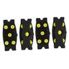 BCOATH 2pairs Winter Ice Grippers Anti-Slip Shoe Covers with Traction Cleats for Hiking Climbing and Outdoor Activities Durable Lightweight Fit view 1
