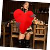 Luxshiny Heart Costume for Valentine's Day Cupid's Arrow Cosplay Outfit for Stage Performance and Parties Comfortable and Reusable for Romantic Celebrations view 4