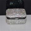 CEMONT Jewelry Box Creative Diamond Small Jewelry Box Travel Portable Makeup Box Earrings Earrings Ring Storage Box Jewelry Storage Box Jewelry Organizer, 8*6*4CM view 3