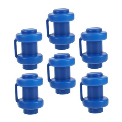 BCOATH 6Pcs Wear-Resistant Trampoline Rod Caps Professional Replacement Plastic Parts for Trampoline Poles Durable Accessories for Maintenance
