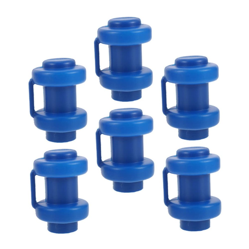 BCOATH 6Pcs Wear-Resistant Trampoline Rod Caps Professional Replacement Plastic Parts for Trampoline Poles Durable Accessories for Maintenance