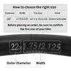 22x1.75/2.125 Bike Inner Tube with 32mm Schrader Valve,Heavy Duty Bike Tubes for BMX MTB Kids Road Mountain Bike,22x1.75/1.95/2.10/2.125 Butyl Rubber Bicycle Tube 2Packs view 2