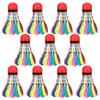 Gavigain 11Pcs Goose Feather Badminton, Birdie Ball for Indoor and Outdoor Matches Indoor Outdoor Sports Hight Speed Training Badminton Birdie Balls for Sports Training view 1