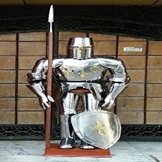 Medieval Knight's Suit of Armor SCA LARP Halloween Reenactment Full Body