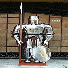 Medieval Knight's Suit of Armor SCA LARP Halloween Reenactment Full Body