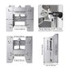 Winibo 8" Adjustable Outboard Motor Jack Plate, Setback Aluminum Jack Plate for Boat Steering System (JP5800C) view 2