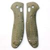 UPFIST 1 Set Scales Handle Fits for Benchmade Griptilian 551, Micarta Handle Patch with 3 Sets Support Shafts (Color : Black) view 3