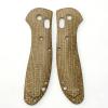 UPFIST 1 Set Scales Handle Fits for Benchmade Griptilian 551, Micarta Handle Patch with 3 Sets Support Shafts (Color : Black) view 4