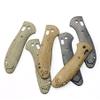 UPFIST 1 Set Scales Handle Fits for Benchmade Griptilian 551, Micarta Handle Patch with 3 Sets Support Shafts (Color : Green) view 2