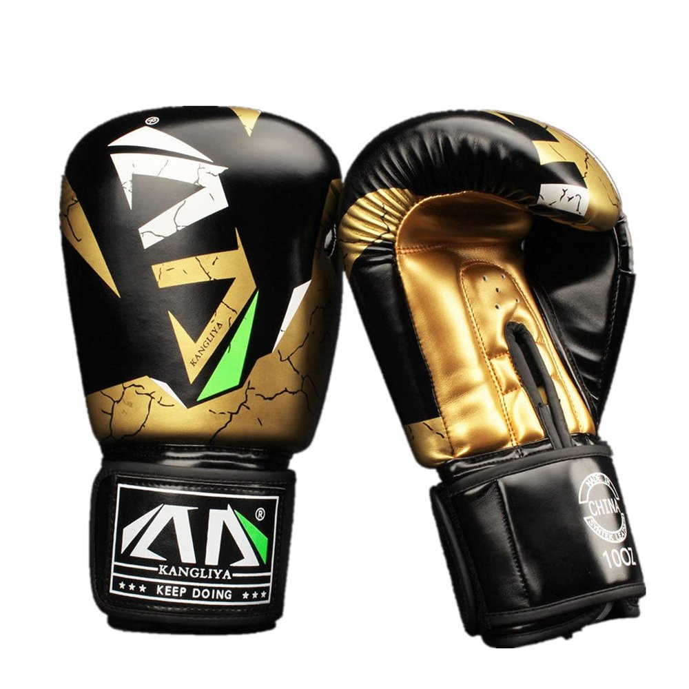 Boxing Gloves Training Gloves for Men Women Kickboxing Fight Sparring Muay Thai Heavy Bag Workout Adults Fight Gloves Leather 12oz
