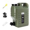GIGYES 3.2 Gallon Camping Water Jug with Spout, No Leakage Food Grade Camping Water Tank with Spigot for Picnic, BBQ Supplies view 1