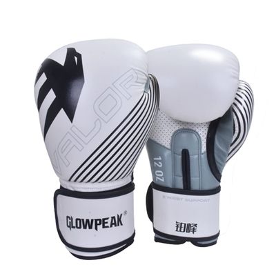 Boxing Gloves Boxing Training Gloves for Men Women Kids Pro MMA Kickboxing Fight Sparring Punching Bag Gloves Wrist Protection Leather White 14oz (White 14oz)
