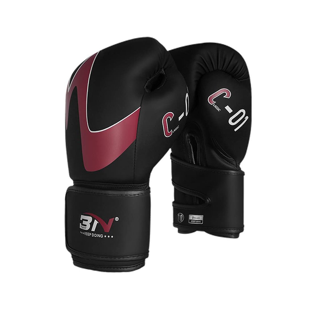 Boxing Gloves Training Gloves for Men Women Kids Kickboxing Fight Sparring Muay Thai Heavy Bag Workout Adults Fight Gloves B 10oz (B 10oz)