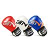 Boxing Gloves Training Gloves for Men Women Kids Kickboxing Fight Sparring Muay Thai Heavy Bag Workout Adults Fight Gloves Wrist Protection 6oz White view 2