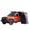 SPOFLYINN Car Side Shower Room Roof Top Popup Toilet Tent Privacy Protection Shower Tent Shower Awning with LED Strip Light for Camping Black view 1