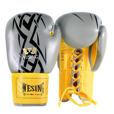 Boxing Gloves Men Women Kids Professional Fight Muay Thai Sparring Punching Bag Adults Training Gloves Lace 10oz, Medium