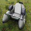 Inflatable 0.7mm PVC Floating Fishing Wader Belly Boat Raft W/Motor Board New view 1