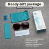 BLUE CUT Women Polarized Sunglasses Trendy Vintage Classic Style UV-400 Protection view 4