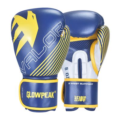 Boxing Gloves Boxing Training Gloves for Men Women Kids Pro MMA Kickboxing Fight Sparring Punching Bag Gloves Wrist Protection Breathable Blue 8oz (Blue 8 oz)
