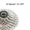 DJC Road Bike HG Freewheel Cassette 11s 12 Speed 11-28 32 34 36T Ultralight for HG Interface Sunshine-SZ Oilslick(Silver, 12s-11-28T) view 3