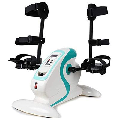 XJZHANG Exercise Bike/Motorized Bicycle for Handicapped and Disabled - Electric Exercise Pedal with Leg Protection Bracket - Rehabilitation Trainer for Elderly