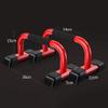 Fitness Push Up Bars Strength Training - Push-Up Stands Bars with Jump Rope - Home Floor Workout Equipment Pushup Handle with Cushioned Foam Grip & Non-Slip Sturdy Structure view 2