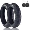 2 Pack 20x4 Bike Tire - Fat Tire and Tubes for Ebike MTB, Heavy Duty High-Performance E-Bike Mountain Bike Tire, All-Terrain Directional Tread, High-Density Tire for Street & Trail Riding | 30 PSI view 1