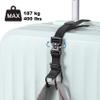 Vigorport Luggage Hook Strap, J Hook for Add a Bag Luggage, Multi Adjustment Bag Strap Hook with Hands Free view 4