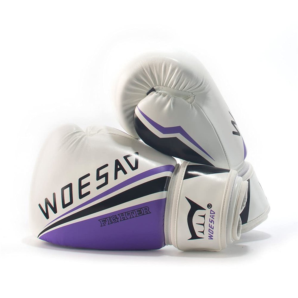 Boxing Gloves Boxing Training Gloves for Men Women Kids Beginner MMA Kickboxing Fight Sparring Punching Bag Gloves Breathable Purple 6oz (Purple 6oz)