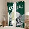 Football Player Curtains American Football City Style Blackout Curtains 42''Wx90''L, Rugby Sports Game Curtains & Drapes Army Green Football Theme Window Treatments for Kids Teens Youth ( New York) view 4