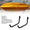 XHTLLO Kayak Storage Rack, 45KG Load Bearing Wall Mount Kayak Storage Hooks, Profession Galvanized Steel Kayak Storage, for Canoe, Ladder, Surfboard view 2