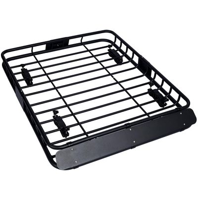 SPOFLYINN 38.5 x 43 Inch Universal Roof Rack Cargo Carrier Basket Rooftop Luggage Holder Carrier Basket for Camping Traveling 42 inches