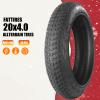 2 Pack 20x4.0 Fat Bike Tire, Replacement Bike Tires, Mountain Bike Tires Kit, Road Bike Tire, Foldable Snow Bicycle Tire MTB Bicycle, Easy Installation, 30PSI view 2