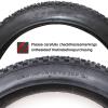 2 Pack Bike Fat Tire 76-406/20x3.0 for e Bike| 20 x 3.0 Bicycle Tire | 20" Electric Bike Tires | Replacement Tire Compatible with Urban Mountain or Three-Wheeled Bicycle | 30 PSI view 4