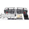 SPOFLYINN Heavy-Duty Trailer Hitch Cargo Carrier Folding 500 Lbs Capacity 16 CuFt 2" Receiver Hitch Cargo Rack Luggage Cargo Bag Black view 3
