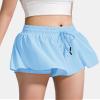 BOOPH 3PC Girls Flowy Butterfly Shorts Athletic Shorts Teen Girls with Inner Pockets for Running Tennis 7-8Y view 2